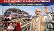 PM Modi to Inaugurate New Metro Corridors, Lay Foundation for Mega Delhi Projects