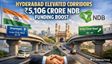 Hyderabad Elevated Corridors Get Major Boost as NDB Funds ₹5,106 Crore Traffic Relief Plan