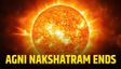 Agni Nakshatram Ends 2026 marks easing heat with cooling abhishekam customs