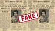 'Not Authentic': Viral Indira Gandhi ‘Don’t Buy Gold’ Front Page Is Fake, Says The Hindu