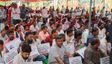 Thousands of Street Vendors Protest at Freedom Park Against BBMP Eviction Drive