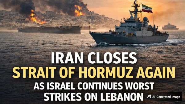 Iran Closes Strait of Hormuz After Israel’s Largest Lebanon Strikes
