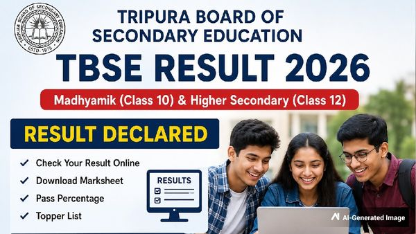 TBSE Madhyamik Result 2026 Declared; Steps To Check Result