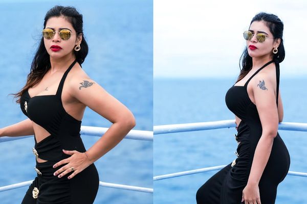 வெளிநாட்டில் ஸ்டைலிஷ் போட்டோஷூட.. கூலிங் கிளாஸ் போட்டு ஸ்டன்னிங் தர்ஷா!