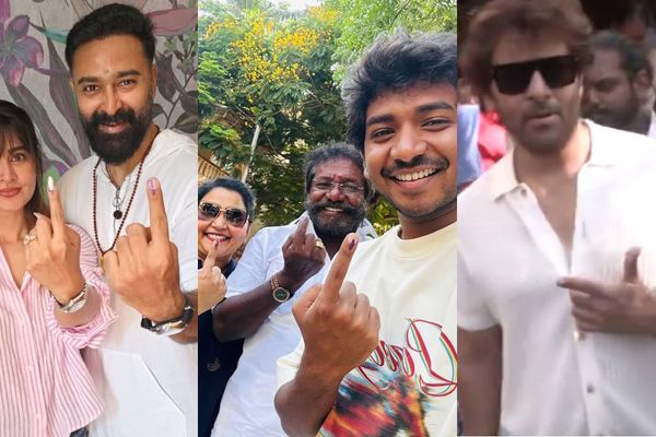 கீர்த்தி சுரேஷ் முதல் யோகி பாபு வரை.. ஜனநாயக கடமை ஆற்றிய திரை பிரபலங்கள்.. போட்டோஸ்!
