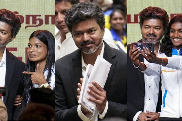 டிரீம் ஒலிம்பிக் திட்டம்: முதல்வர் விஜய்யுடன் செல்ஃபி எடுத்து மகிழ்ந்த தமிழக வீரர், வீராங்கனைகள்.. போட்டோஸ்!