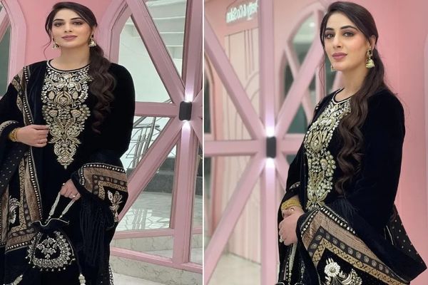 IAS અથરની બેગમ ડૉ. મહેરીને કાશ્મીરી સૂટમાં શેર કરી તસવીરો