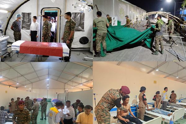In Pics: Indian Army Establishes 200-Bed Field Hospital In Mandalay For Operation Brahma