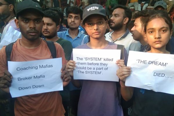 In Pics: Students Protest Alleged Cover-Up In UPSC Coaching Centre Deaths