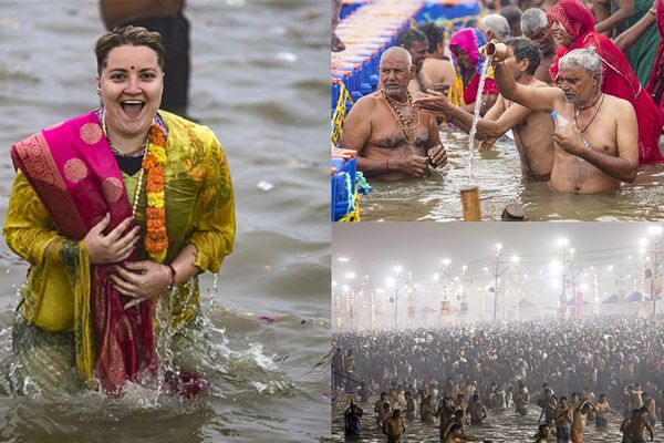 Massive Turnout At Maha Kumbh 2025: 60 Lakh Devotees Take Holy Dip On First Day