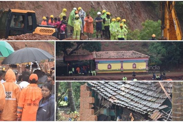 മണ്ണിനടിയിലെ ജീവൻതേടി, അർജുന് വേണ്ടിയുള്ള രക്ഷാപ്രവർത്തനം തുടരുന്നു, ഷിരൂരിൽ നിന്നുള്ള ചിത്രങ്ങൾ