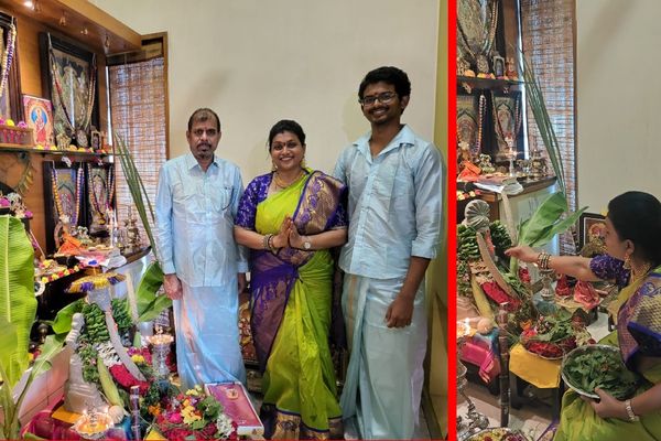 రోజా ఇంట్లో కొలువుదీరిన గణనాథుడు