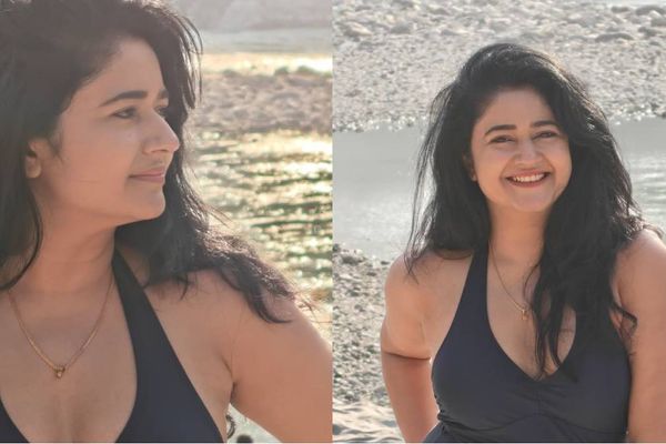 கிளாமர் உடையில் பீச்சில் போஸ் கொடுத்த பூனம் பாஜ்வா!