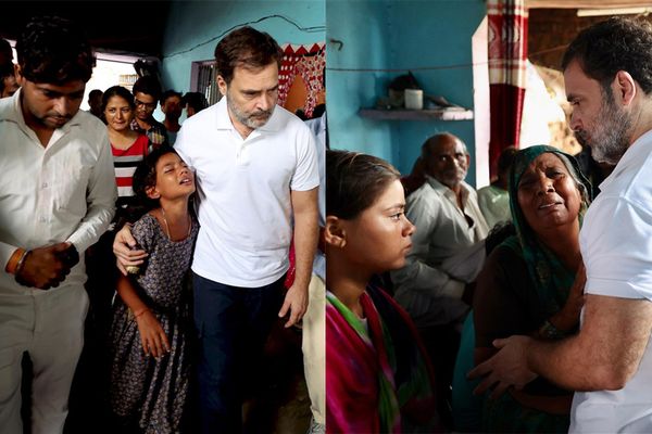 Rahul Gandhi Visits Hathras To Console Families Affected By Deadly Satsang Stampede