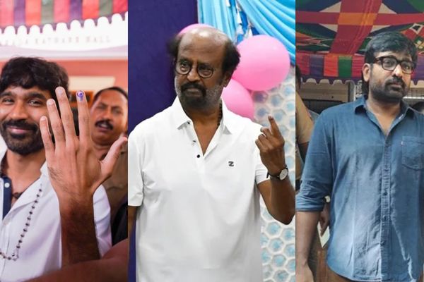 രജനീകാന്ത്, ധനുഷ്, വിജയ് സേതുപതി; വോട്ടവകാശം വിനിയോഗിച്ച് തമിഴകത്തിന്റെ താരങ്ങൾ, ചിത്രങ്ങൾ ഇതാ  