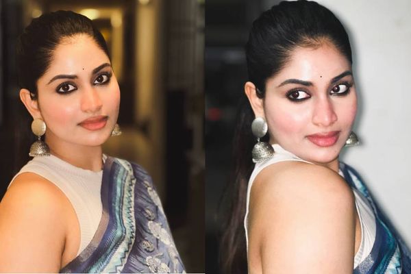 ஸ்லீவ்லெஸ் உடையில் ஷிவானி நாராயணன்.. வெளியான ஹோம்லி லுக் கிளிக்ஸ்!