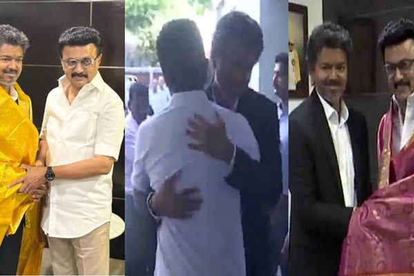 சீமான் வீட்டுக்கு சென்ற முதல்வர் விஜய்.. ஆரத்தழுவி உள்ளே அழைத்து சென்ற சீமான்.. போட்டோஸ்!
