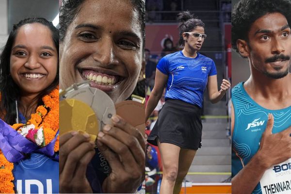 ஆசிய விளையாட்டு போட்டியில் பதக்கம் வென்ற தமிழக வீரர், வீராங்கனைகள்.. யாரெல்லாம்? போட்டோஸ்!
