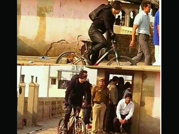 সাইকেল নিয়ে কেরামতি সাইকেল নিয়ে কেরামতি