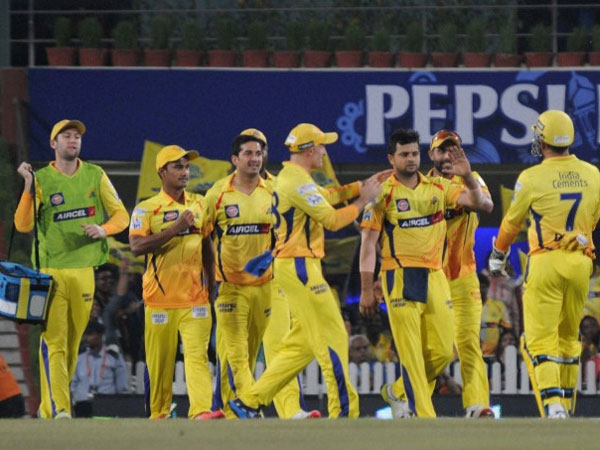 মাঠে উল্লাস সিএসকে খেলোয়াড়দের