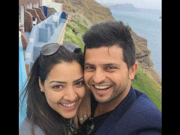 সুরেশ রায়না ও প্রিয়াঙ্কা চৌধুরী