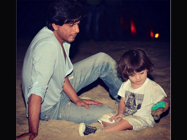 শাহরুখ ও আব্রাম শাহরুখ ও আব্রাম