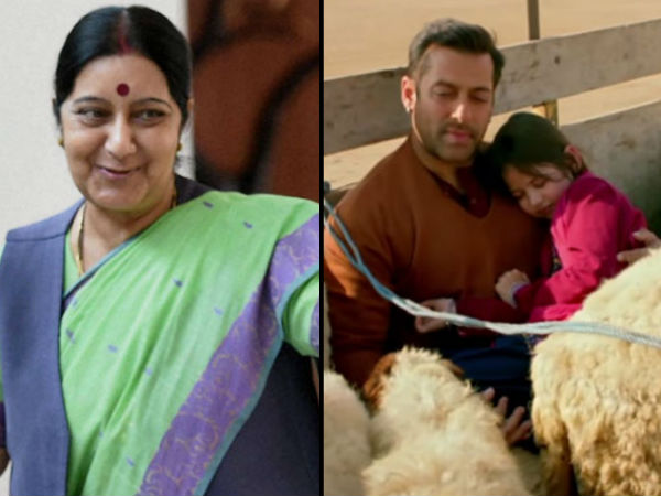 বাস্তবে বিদেশমন্ত্রী সুষমা স্বরাজ হয়ে উঠলেন 'বজরঙ্গী ভাইজান' বাস্তবে বিদেশমন্ত্রী সুষমা স্বরাজ হয়ে উঠলেন 'বজরঙ্গী ভাইজান'