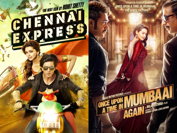চেন্নাই এক্সপ্রেস বনাম ওয়ান্স আপন আ টাইম ইন মুম্বই এগেইন