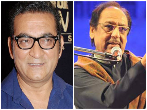 ফের কুরুচিকর মন্তব্য গায়ক অভিজিতের, গুলাম আলিকে দিলেন 'সন্ত্রাসবাদী দেশের ডেঙ্গু শিল্পী' আখ্যা! ফের কুরুচিকর মন্তব্য গায়ক অভিজিতের, গুলাম আলিকে দিলেন 'সন্ত্রাসবাদী দেশের ডেঙ্গু শিল্পী' আখ্যা!