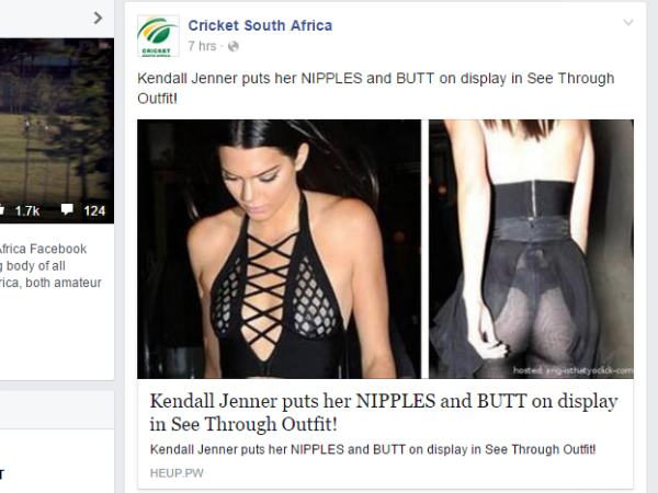 হ্যাক হয়ে বিপত্তি! দক্ষিণ আফ্রিকা ক্রিকেট দলের ফেসবুক পেজে যৌন পোস্ট