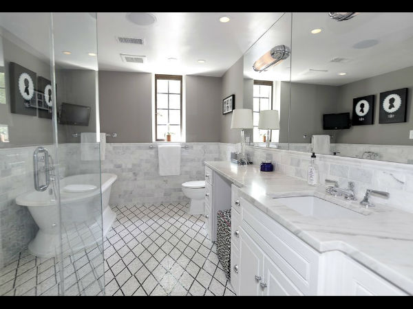 সুসজ্জিত বাথরুম সুসজ্জিত বাথরুম