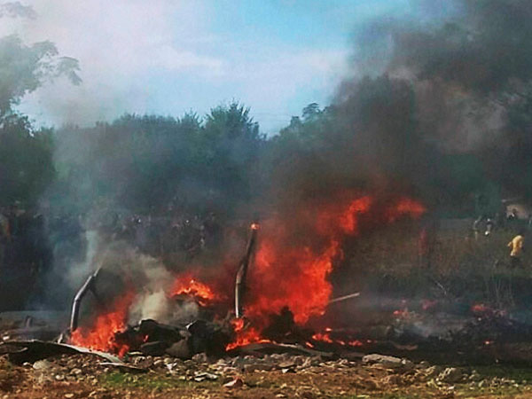 হেলিকপ্টার দুর্ঘটনায় মৃত ৩ সেনা অফিসার