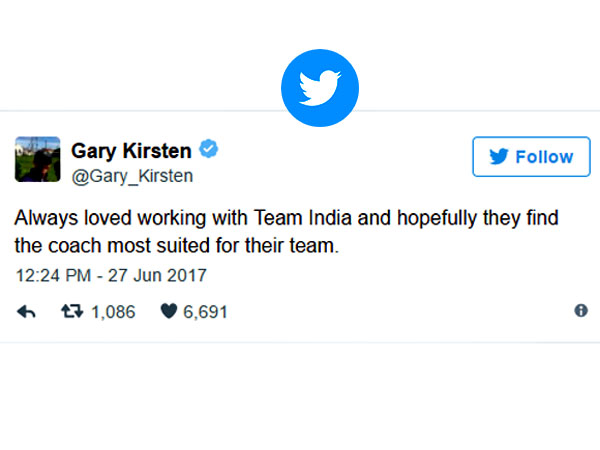 তাঁর হাত ধরেই ২০১১ বিশ্বকাপ জিতেছিল, কিন্তু কার্স্টেন হতে চাননা ভারতের কোচ 