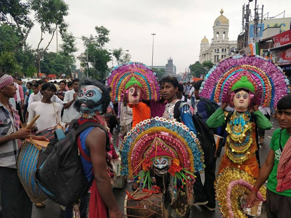 ধর্মতলায় তৃণমূলের ২১-এর সমাবেশ