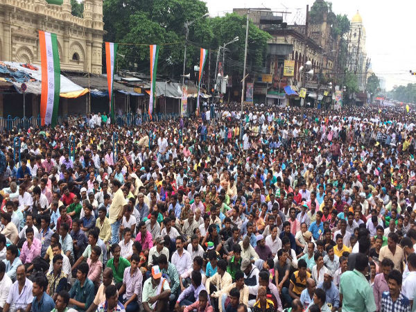 বিজেপি ভারত ছাড়ো, ধর্মতলায় ২১ জুলাইয়ের সভা মঞ্চ থেকে ডাক 