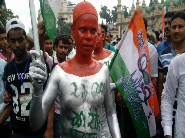 ২১ জুলাই-এর সভায় তৃণমূল সমর্থক