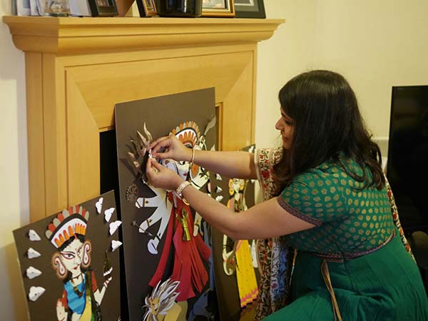 প্রায় সারা ঠাকুর তৈরির কাজ প্রায় সারা ঠাকুর তৈরির কাজ
