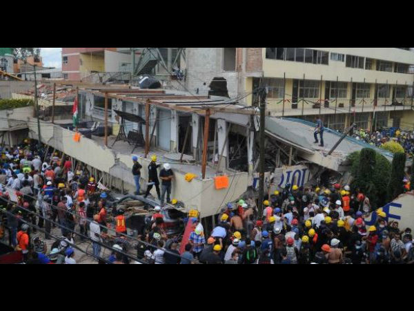 মেক্সিকো ভূমিকম্পে গুড়িয়ে গেল স্কুল, দুর্ভাগা ছাত্রদের কপালে যা ঘটল 