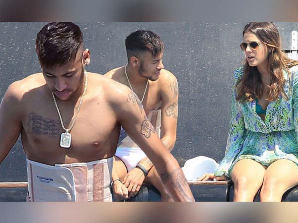 প্রাক্তন বান্ধবীকে দেখে বাঁধ মানল না আবেগ, নেইমারের চুম্বন ঘিরে বাজার গরম 