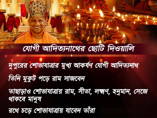 যোগী-র রাজ্যে ছোটি দিওয়ালির বড় সেলিব্রেশন, থাকছে চমক 