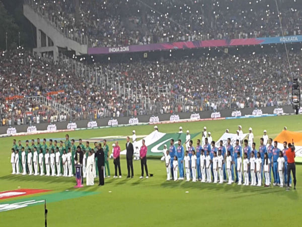 ভারতীয় ক্রিকেটে লজ্জা, ম্যাচের আগে বাজলো না জাতীয় সঙ্গীত ভারতীয় ক্রিকেটে লজ্জা, ম্যাচের আগে বাজলো না জাতীয় সঙ্গীত