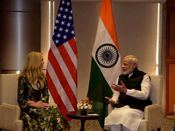 জিই সামিটের ফাঁকে ইভাঙ্কার সঙ্গে বৈঠক প্রধানমন্ত্রী মোদীর 