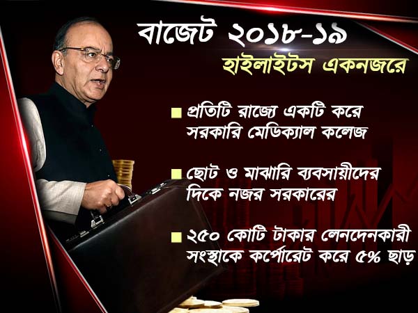 গ্রামোন্নয়নে টার্গেট, গরিবদের জন্য কল্পতরু বাজেট পেশ জেটলির