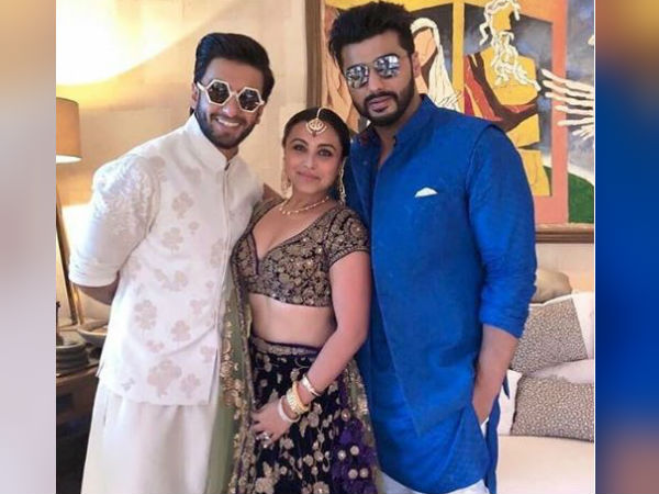 রানির সঙ্গে দুই তারকা রানির সঙ্গে দুই তারকা