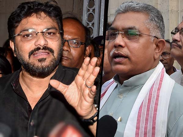 মোদী মঞ্চ থেকে নামতেই প্রবল বাক-বিতণ্ডা দিলীপ-বাবুলের মোদী মঞ্চ থেকে নামতেই প্রবল বাক-বিতণ্ডা দিলীপ-বাবুলের