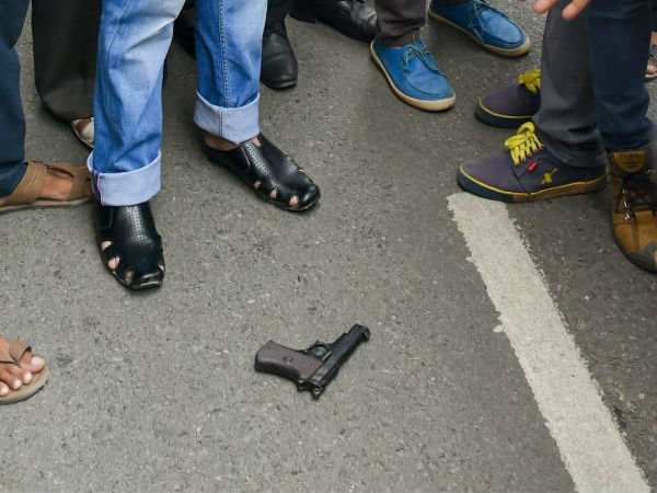 হামলায় ব্যবহৃত বন্দুক