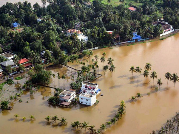 বন্যা পরিস্থিতি কেরলে