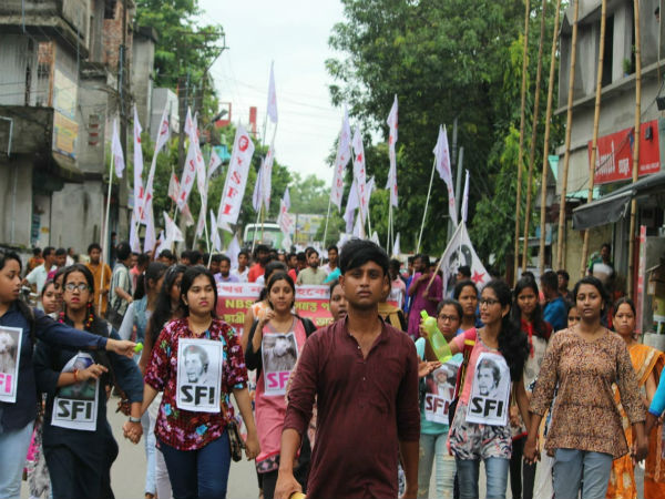 কোচবিহারে মিছিল