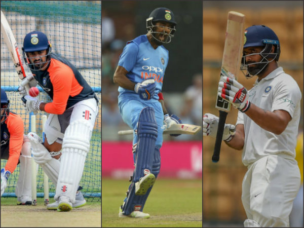 কেএল রাহুল/হনুমা বিহারী/করুণ নায়ার