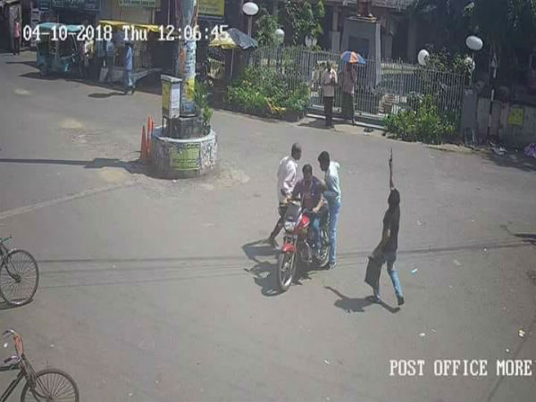 বাইক স্টার্ট না হওয়াতেই পুলিশের জালে